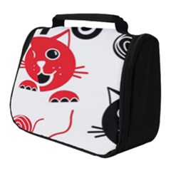 Cat Little Ball Animal Full Print Travel Pouch (small) by Maspions