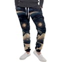 Starry Sky Moon Space Cosmic Galaxy Nature Art Clouds Art Nouveau Abstract Men s Jogger Sweatpants View1