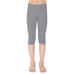 Abstract Diagonal Stripe Pattern Seamless Kids  Capri Leggings  by Maspions