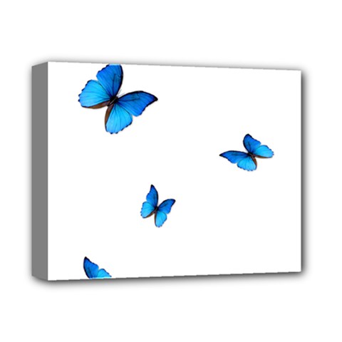 Butterfly-blue-phengaris Deluxe Canvas 14  X 11  (stretched) by saad11