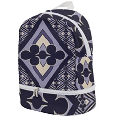 Pattern Design Scrapbooking Zip Bottom Backpack