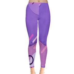 Colorful Labstract Wallpaper Theme Inside Out Leggings
