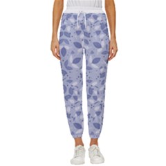 Pastel Botanic Harmony Collage Women s Cropped Drawstring Pants by dflcprintsclothing