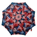 Us presidential election colorful vibrant pattern design  Hook Handle Umbrellas (Large) View1