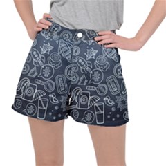Internet Planet Drink Computer Women s Ripstop Shorts by Proyonanggan