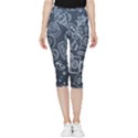 Internet Planet Drink Computer Inside Out Lightweight Velour Capri Leggings  View3
