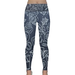 Internet Planet Drink Computer Lightweight Velour Classic Yoga Leggings by Proyonanggan