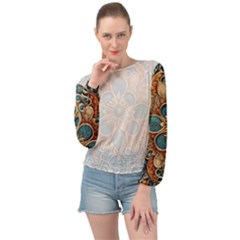 Pattern 1 Muster 7a Banded Bottom Chiffon Top