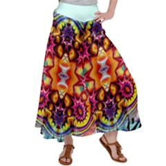 Abstrakte Blume Women s Satin Palazzo Pants by 2607694c
