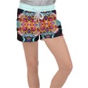 abstrakte Blume Women s Velour Lounge Shorts View1