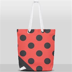 Abstract-bug-cubism-flat-insect Full Print Rope Handle Tote (small) by Ket1n9
