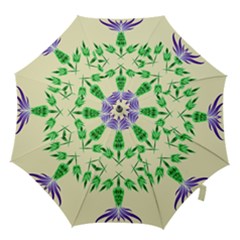 Thistle Flower Purple Thorny Flora Hook Handle Umbrellas (small) by Bajindul