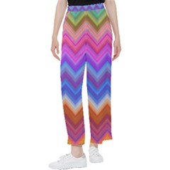 Pattern Chevron Zigzag Background Women s Pants  by Grandong