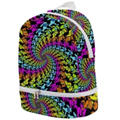 3d Grateful Dead 90 s Neon Dancing Bears Zip Bottom Backpack by Perong