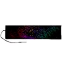 Particles Waves Line Multicoloured Roll Up Canvas Pencil Holder (L) View1