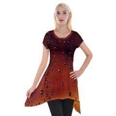 Water Drops, Lui, Amazing Short Sleeve Side Drop Tunic by kyorashop23