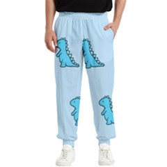 Dinosaur , Cute, Pastel, Men s Elastic Waist Pants by kyorashop23