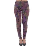 Monster snake hand drawn illustration motif random pattern Lightweight Velour Leggings