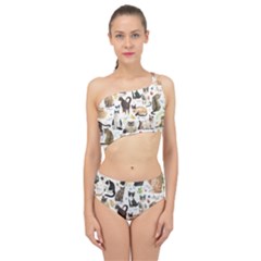 Cats, All, Collage, Cat Spliced Up Two Piece Swimsuit