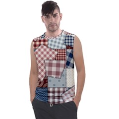 Cloth Patches Texture Macro, Patches Of Cloth Men s Regular Tank Top by kyorashop23