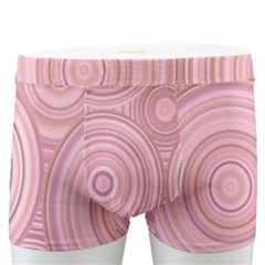 Pink Retro Texture With Circles, Retro Circles Background, Men s Boxer Briefs by kyorashop23
