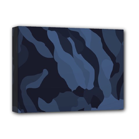 Purple Camo Deluxe Canvas 16  X 12  (stretched) 
