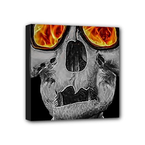 Gothic Elegance, Ironic Dark Art (ai) Mini Canvas 4  X 4  (stretched) by dflcprintsclothing