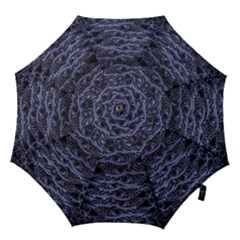 Alien Entrails Dark Print Design Hook Handle Umbrellas (large) by dflcprintsclothing