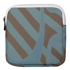 Earthbound Geometry Print Mini Square Pouch by dflcprintsclothing