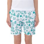 Real Madrid, Background, Pattern, Sport Women s Basketball Shorts Real Madrid, Background, Pattern, Sport Women s Basketball Shorts