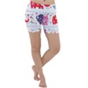 African Elephant Cute Cartoon Seamless Shading Cartoon Character Lightweight Velour Yoga Shorts View1