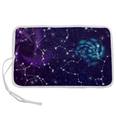 Realistic Night Sky Poster With Constellations Pen Storage Case (m) by Ket1n9