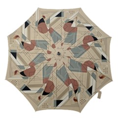 Boho Abstract Architecture Hook Handle Umbrellas (small) by Bedest