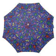 Grateful Dead Dancing Bears Pattern Straight Umbrellas by Salmanaz77