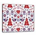 Scandinavian Folk Seamless Pattern Canvas 24  x 20  (Stretched) View1