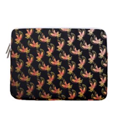 Regal Eagle Pattern 14  Vertical Laptop Sleeve Case With Pocket by ExtraAwesomeSauce