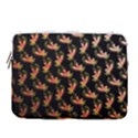 Regal Eagle Pattern 14  Vertical Laptop Sleeve Case With Pocket View1