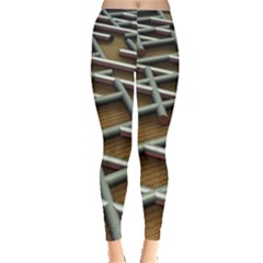0118 F Expression Of Structure Large Everyday Leggings  by geonetique