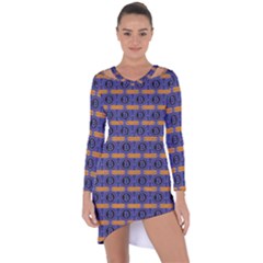 Bitcoin Logo Pattern Asymmetric Cut-out Shift Dress by ExtraAwesomeSauce
