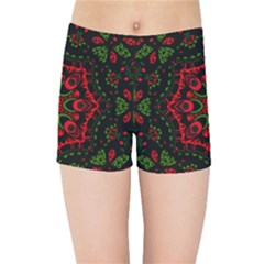 Purple, Blue And Pink Eyes Abstract Forms Geometric Kids  Sports Shorts by ConteMonfrey