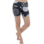 Geometric Design 09 Lightweight Velour Yoga Shorts