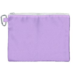 Luscious Lavender Hex #cca3e7 Canvas Cosmetic Bag (xxl)