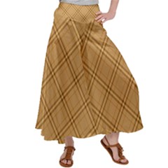 Autumn Fall Plaid Tartan 1 Diagonal Women s Satin Palazzo Pants by dressshop