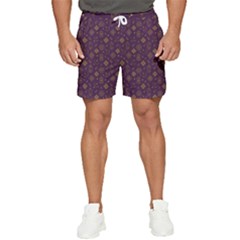 Moon Stars Pattern Men s Runner Shorts