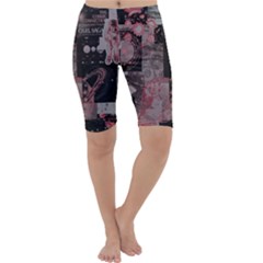 Aesthetic , Aesthetic, Dark Cropped Leggings 