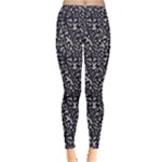 Brown Giraffe Pattern Inside Out Leggings