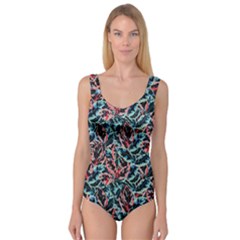 Leaves Nature Pattern Patterns Colorful Princess Tank Leotard 