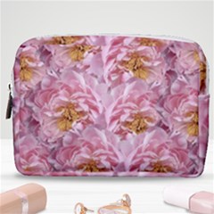 Peonies Nature Bloom Blossom Pink Make Up Pouch (medium) by Tsamara