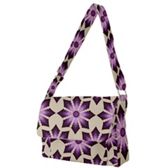 Pattern Design Star Snowflake Full Print Messenger Bag (s) by Sabxi