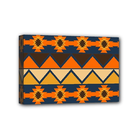 Aztec Mexico Inca Mayan Design Mini Canvas 6  X 4  (stretched) by Tsamara